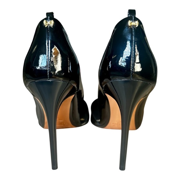 Ted Baker London Black Stiletto Black Patent High Heels, Size 39, Excellent Con - Picture 5 of 9